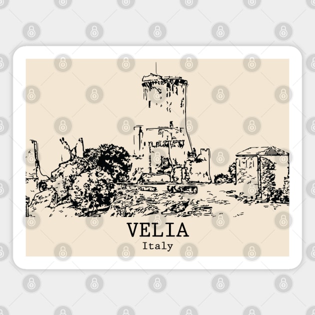Velia - Italy Magnet by Lakeric